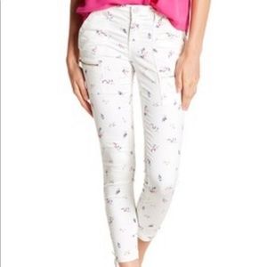 Joie Park Floral Skinny Jeans